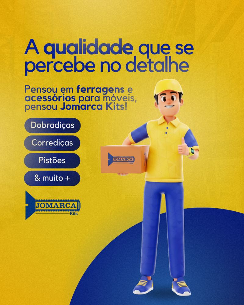 Peça produzida pela somma para jomarca kits.